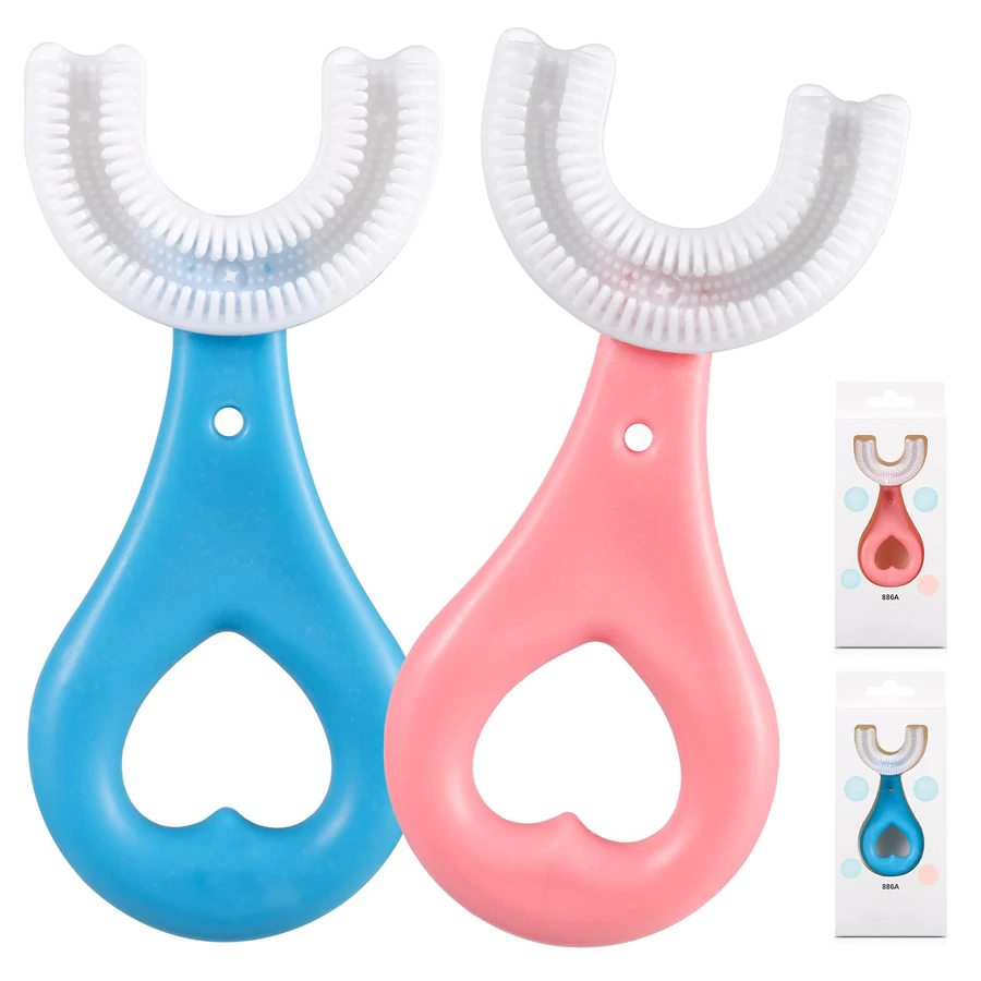 Baby Toothbrush Children 360 Degree U-shaped