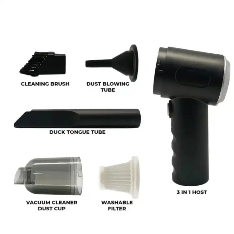 3 In 1 Portable Vacuum Cleaner Duster Blower Air Pump