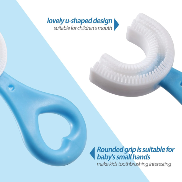 Baby Toothbrush Children 360 Degree U-shaped